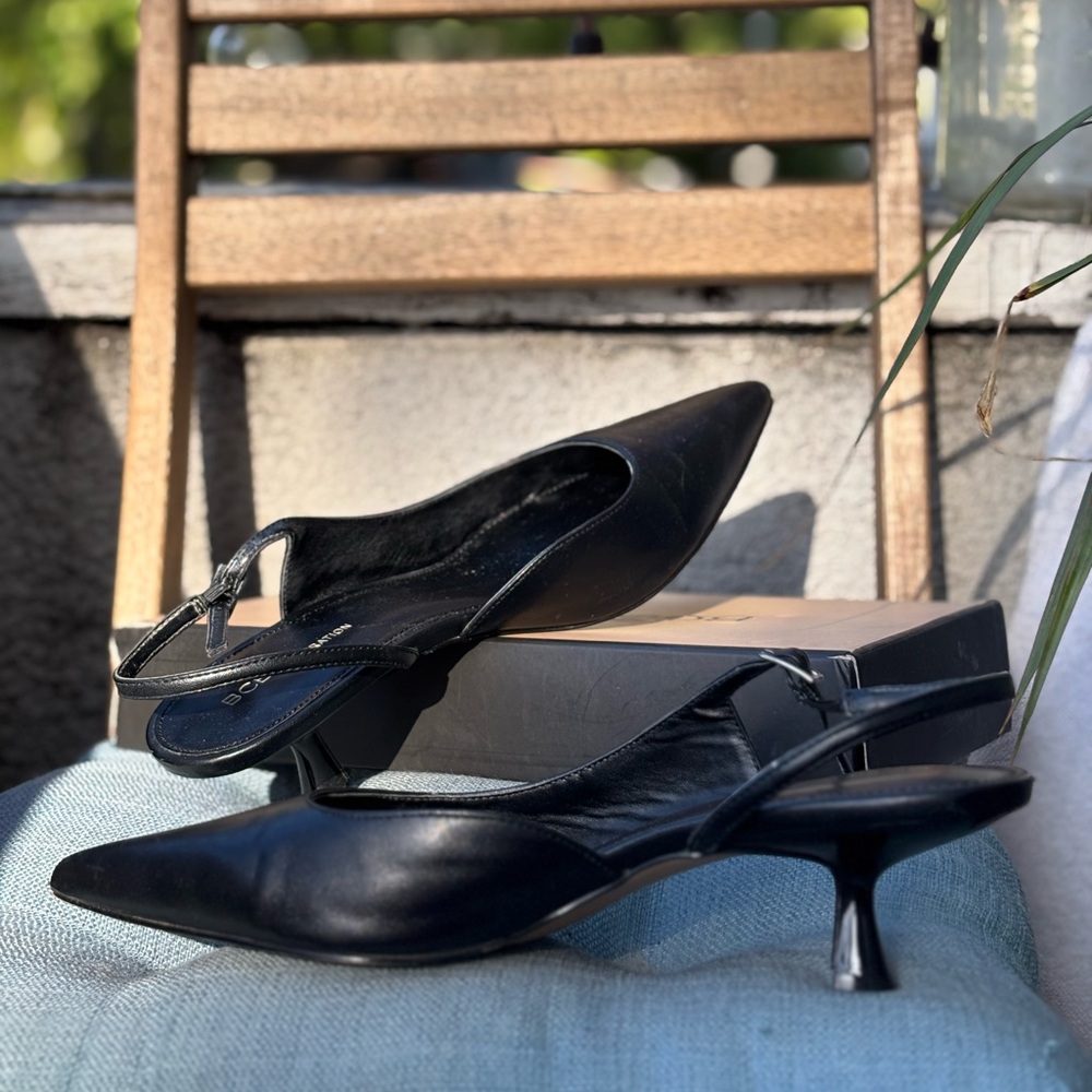 BCBGGeneration Black Heels – Size 10M | Great Condition, Light Wear